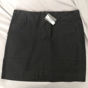 NWT Madewell Coated Denim Mini Skirt
